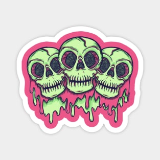 90's Skullz Magnet