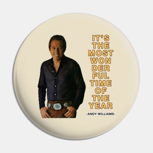 WONDERFUL ANDY CROONER Pin