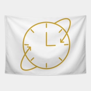 Orbital Clock Tapestry