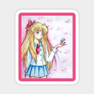 Minako Aino Butterfly Magnet