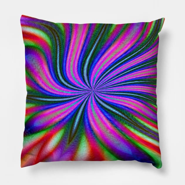 Wild Wavy Willow Pillow by ArtistsQuest