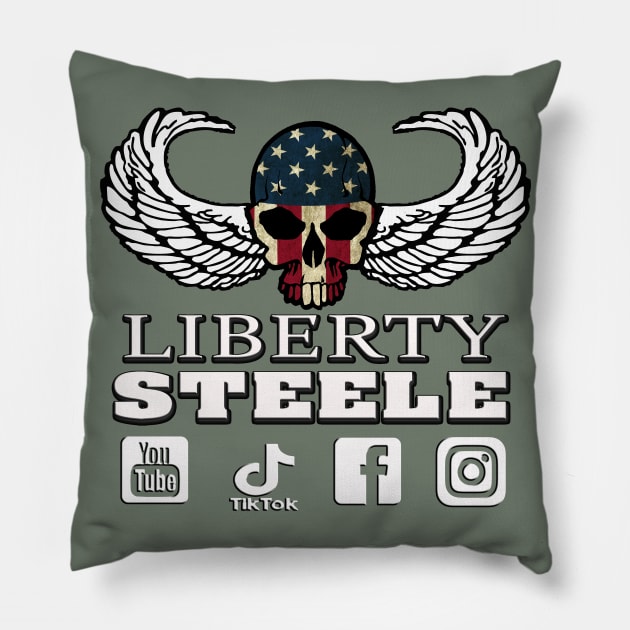 Liberty Steele Pillow by Liberty Steele