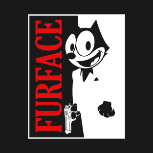 Felix the Cat - FURFACE parody (4 dark tees) T-Shirt