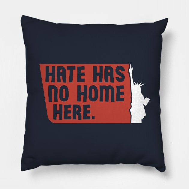 Hate Has No Home Here - Biden Harris 2020 Pillow by HamzaNabil