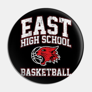 East High School Basketball Pin