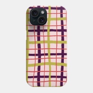 Wobbly Plaid Phone Case