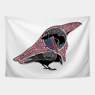 Ravens in Knots Tapestry