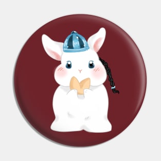 White Rabbit Year and the fortune Cookie Pin