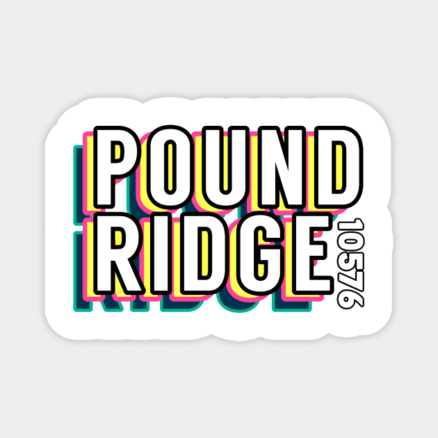 pound ridge 10576 Magnet by davieloria