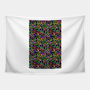 neon bands Tapestry