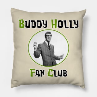 Buddy Holly Fan Club (Green) Pillow