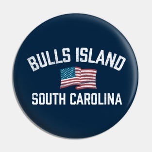 Bulls Island South Carolina SC USA Flag Patriotic Pin