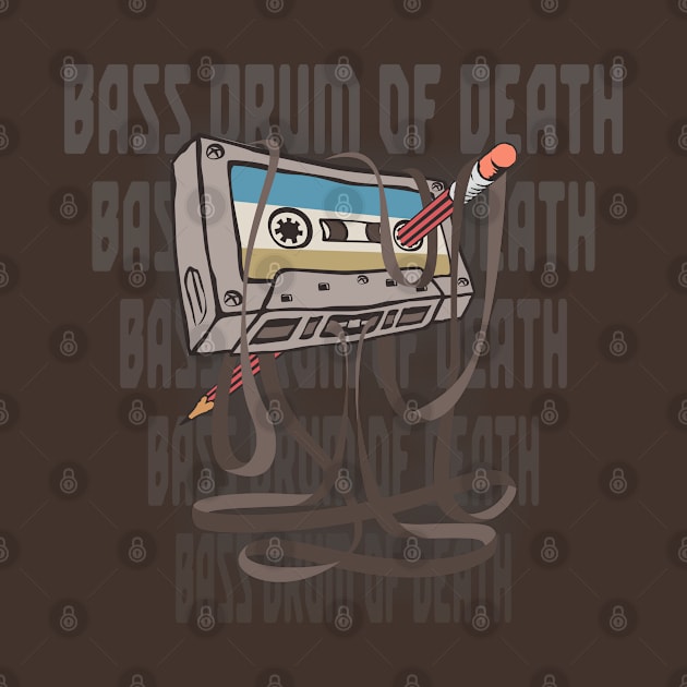 Bass Drum of Death Cassette by orovein