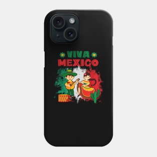 Mexican Independence Viva Mexico Boy Girl Maracas Guitar Phone Case