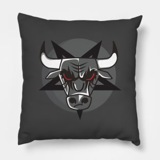 Metal Bull Head Pillow