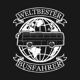 Weltbester Busfahrer Schulbus Buslenker Sprüche T-Shirt