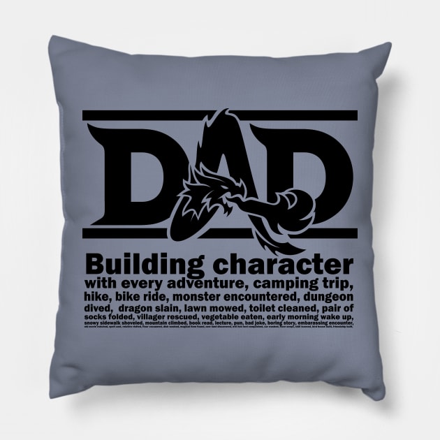 D&D Dad Pillow by Crew