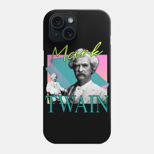 Mark Twain Retro 80's Neon Phone Case