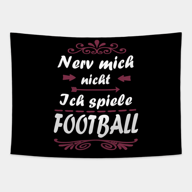 American Football Touchdown Geschenk Mädchen Tapestry by FindYourFavouriteDesign