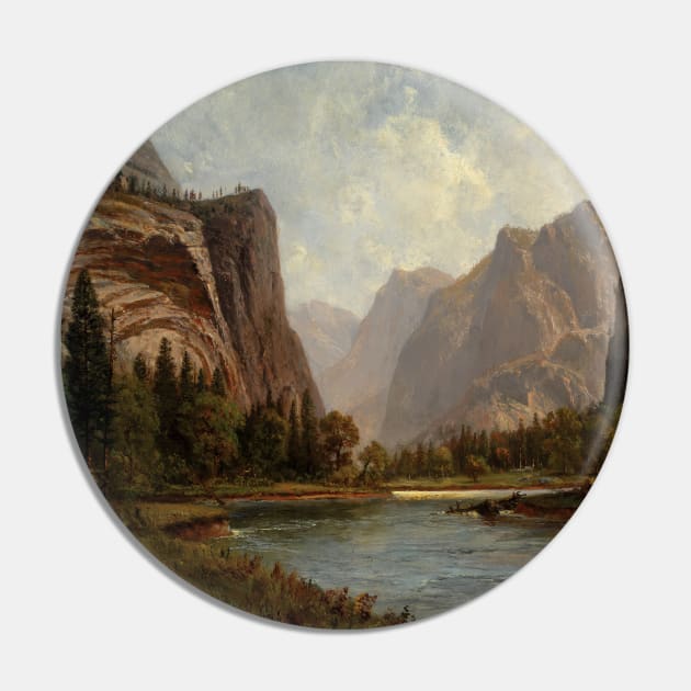 Gates of the Yosemite by Albert Bierstadt Pin by Classic Art Stall