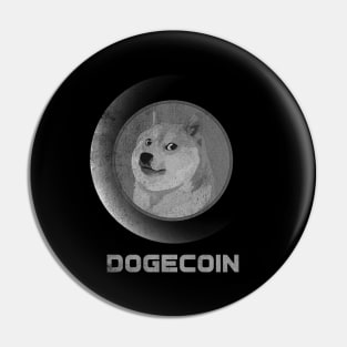 Vintage Dogecoin DOGE Coin To The Moon Crypto Token Cryptocurrency Blockchain Wallet Birthday Gift For Men Women Kids Pin