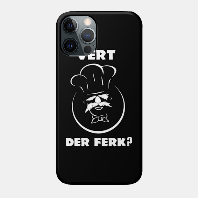 Vert der ferk - silhouette - Vert Der Ferk - Phone Case