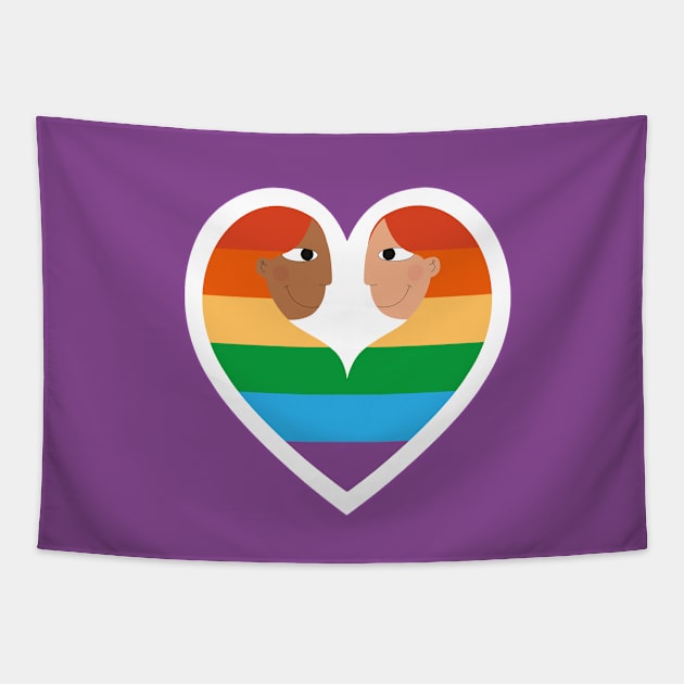 Love is Love Tapestry by damppstudio