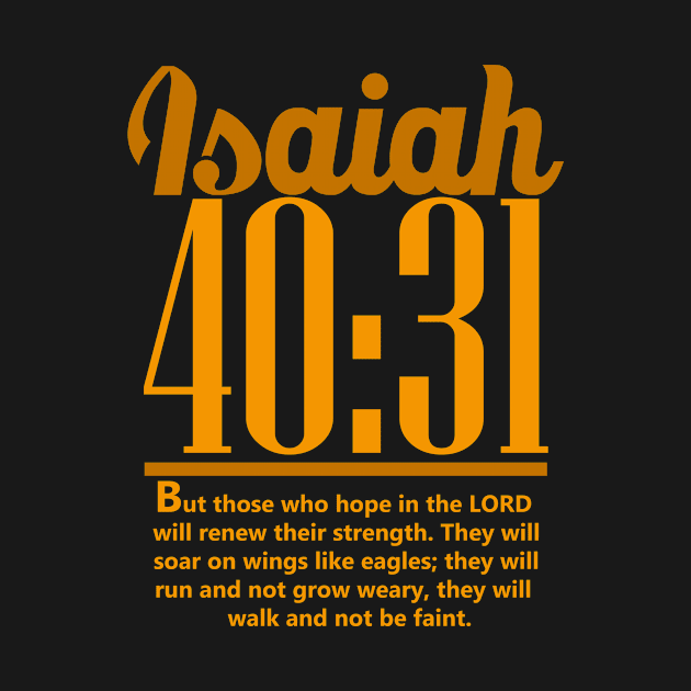 Yellow Isaiah 40: 31 ; Christian clothing | bible verse by denissmartin2020