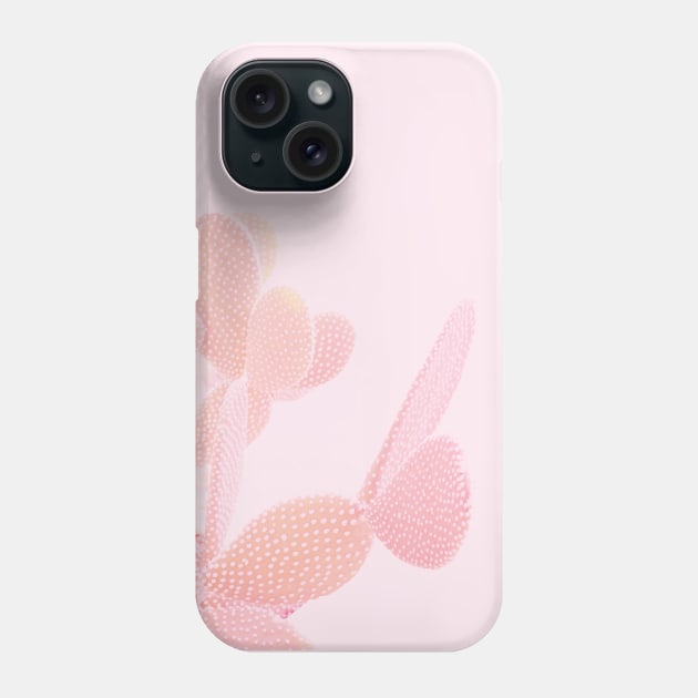 Opuntia Blush Phone Case by Plantpedia