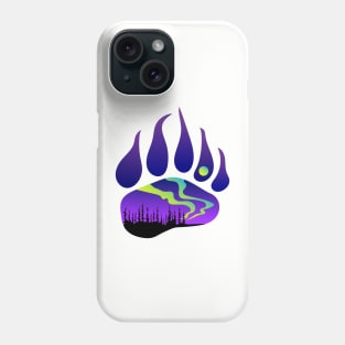 Northern Lights Bear Indigenous WAWEZHI CANADA Phone Case