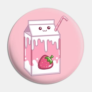 Strawberry Milk Pin
