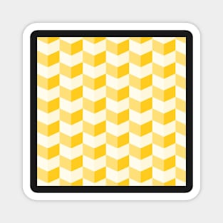 Illusion Yellow Pattern Magnet