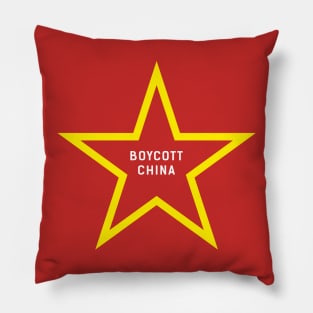 Boycott China Pillow