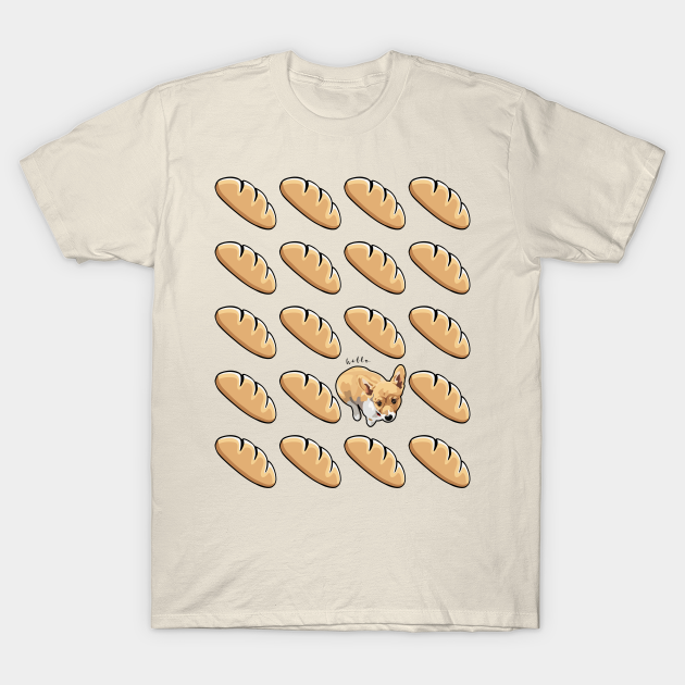 Discover Corgi and Bread Loaf - Corgi - T-Shirt