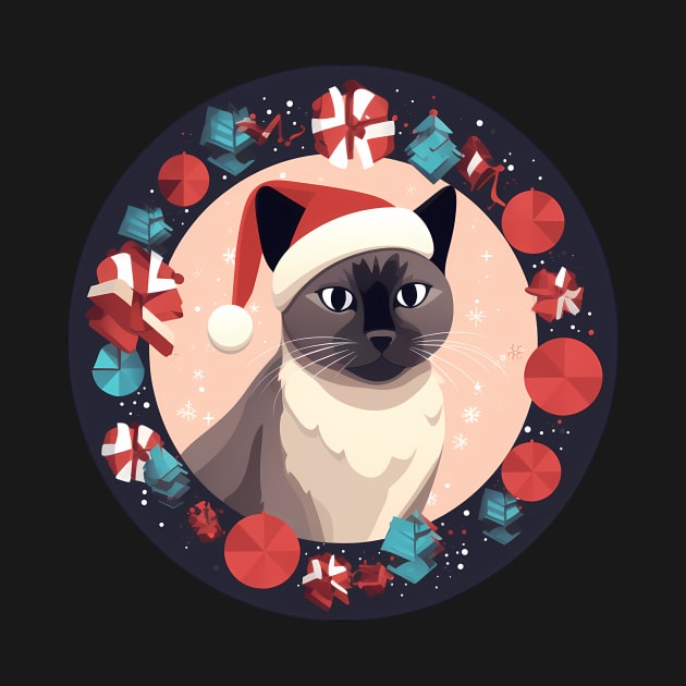 Burmese Cat Xmas, Love Cats by dukito