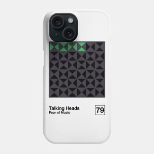 Fear Of Music / Minimalist Style Graphic Artwork Design Phone Case