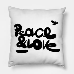 Peace & Love Sign Pillow