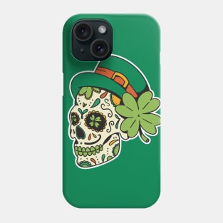 Leprechaun Sugar Skull Phone Case