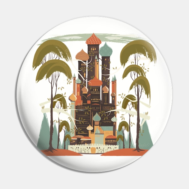 Sunny Oasis Pin by DankAnk