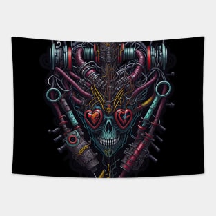 Cyborg Hearts Tapestry