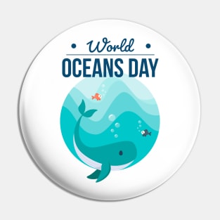 World Oceans Day Pin