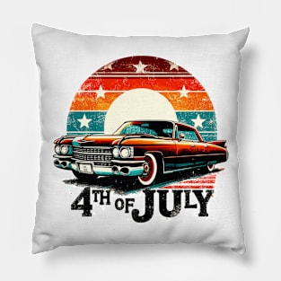 4th Of July - Cadillac Pillow