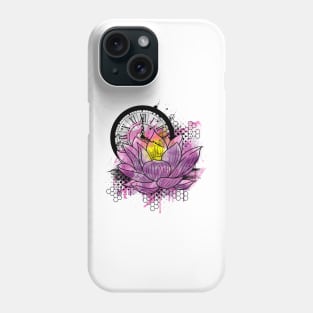 A Tranquil Time - Abstract Lotus Phone Case