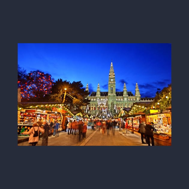 Christmas market in Vienna by Cretense72