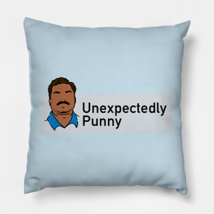 Unexpectedly Punny Pillow