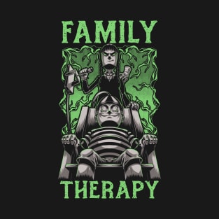 Spooky Goth Family - Funny Shock Therapy T-Shirt