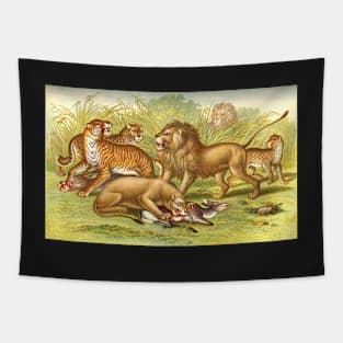 Big Cat types Circa 1874 Tapestry