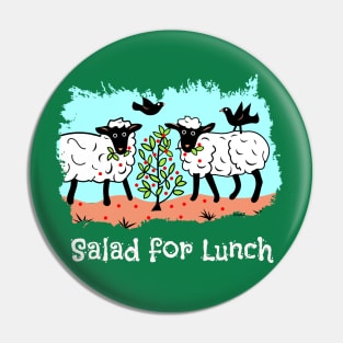 Salad for Lunch Pin