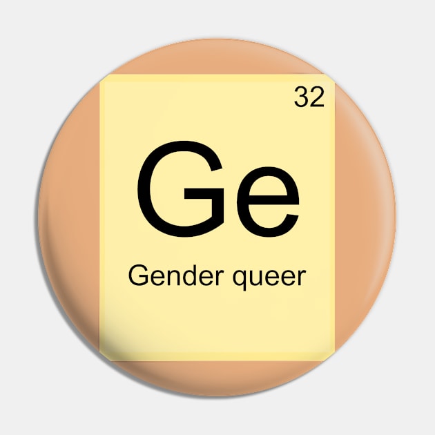 Gender Queer Element Pin by Bumblebi