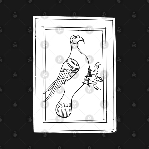 Medieval art - pigeon by vixfx